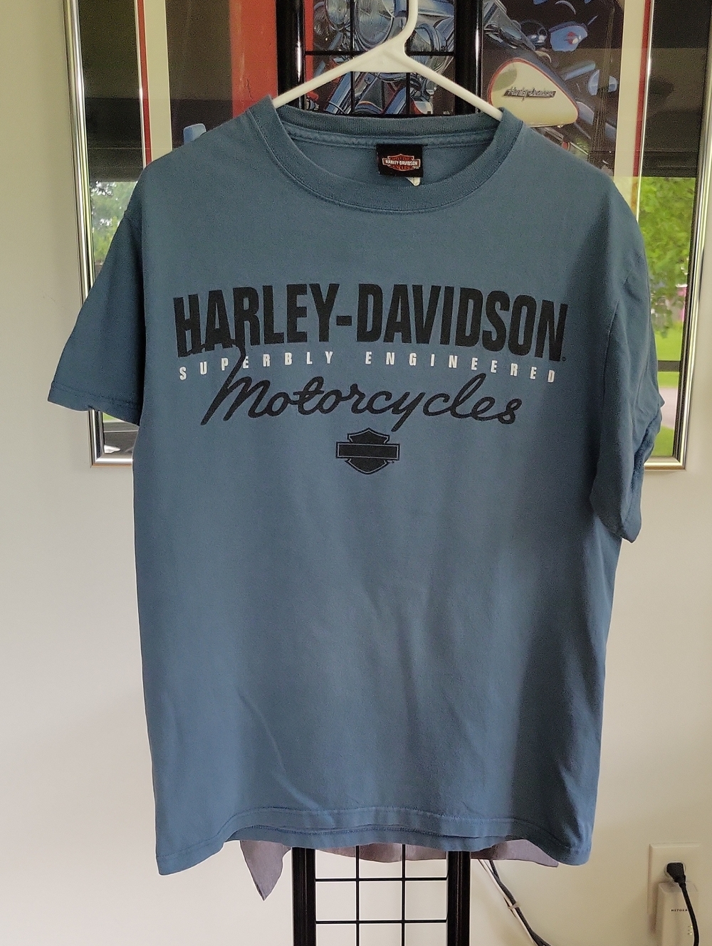 Harley-Davidson T-Shirt Medium Blue